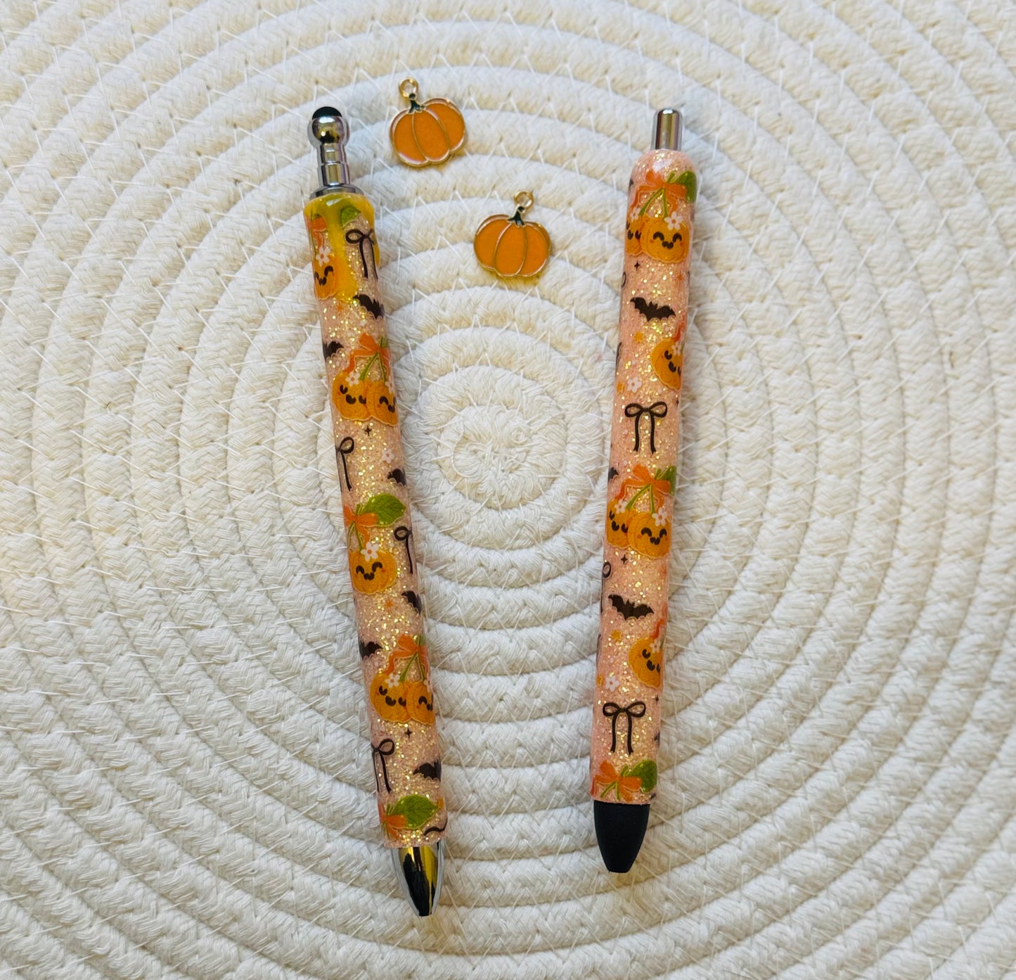 Pumpkin Cherries (resin pen)