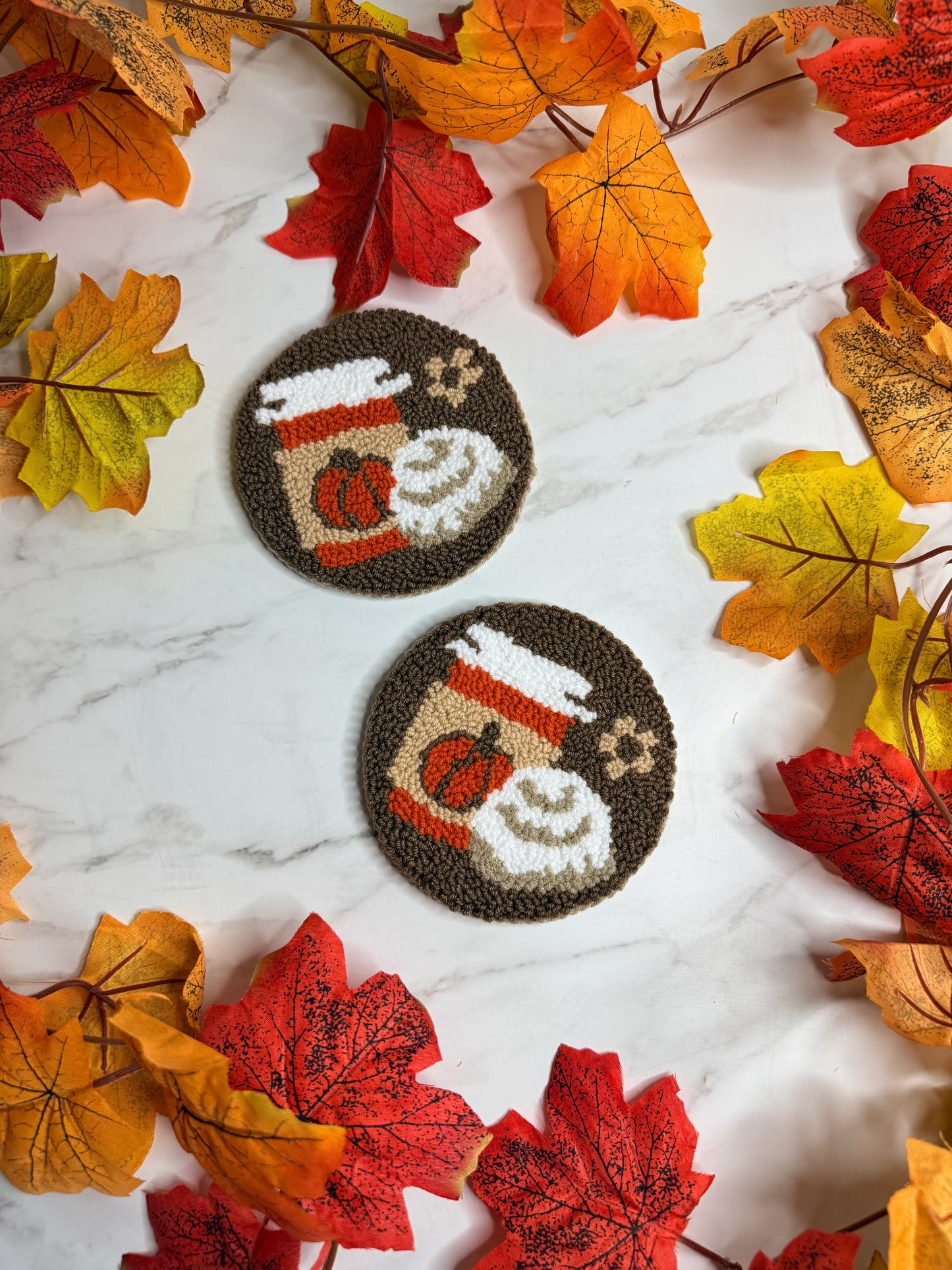 Fall Sweets (rug coaster)