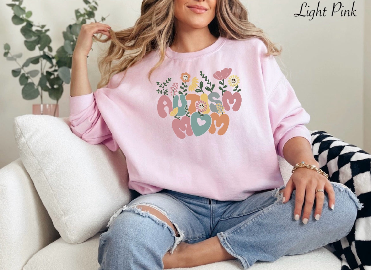 Autism Mom Floral