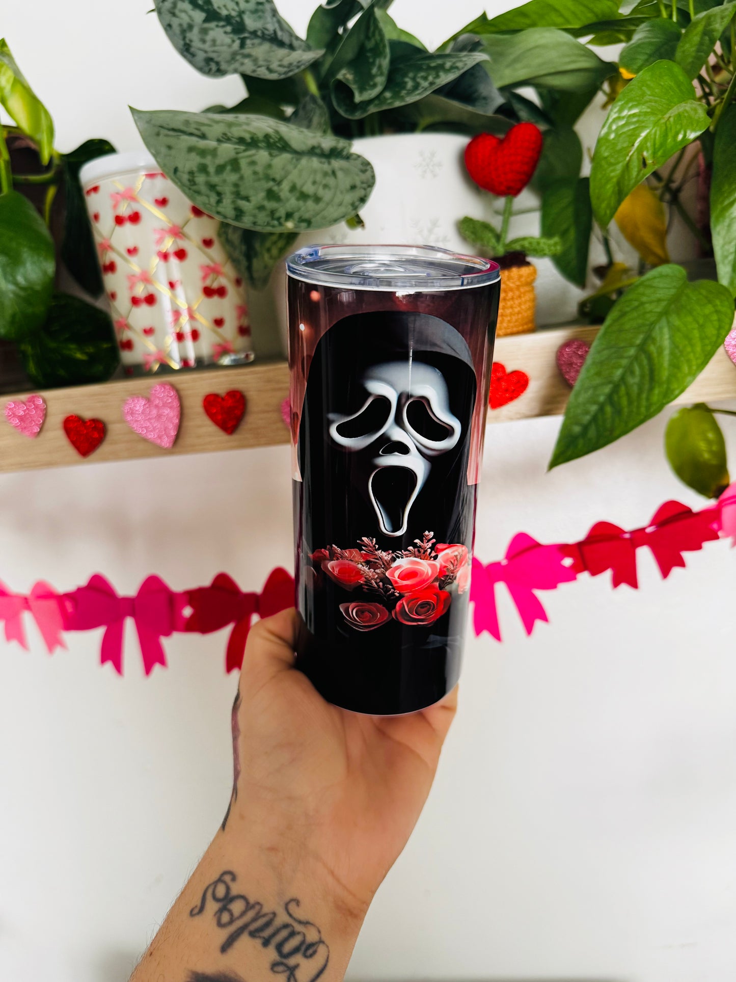 Ghostface Valentine Tumbler