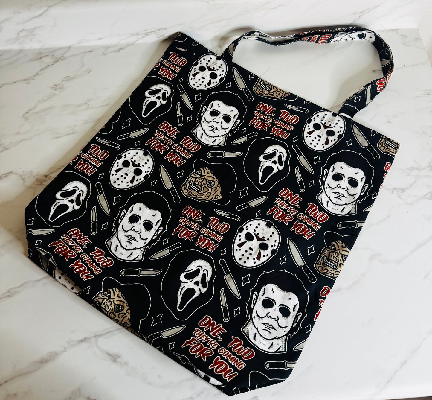 Slashers tote bag