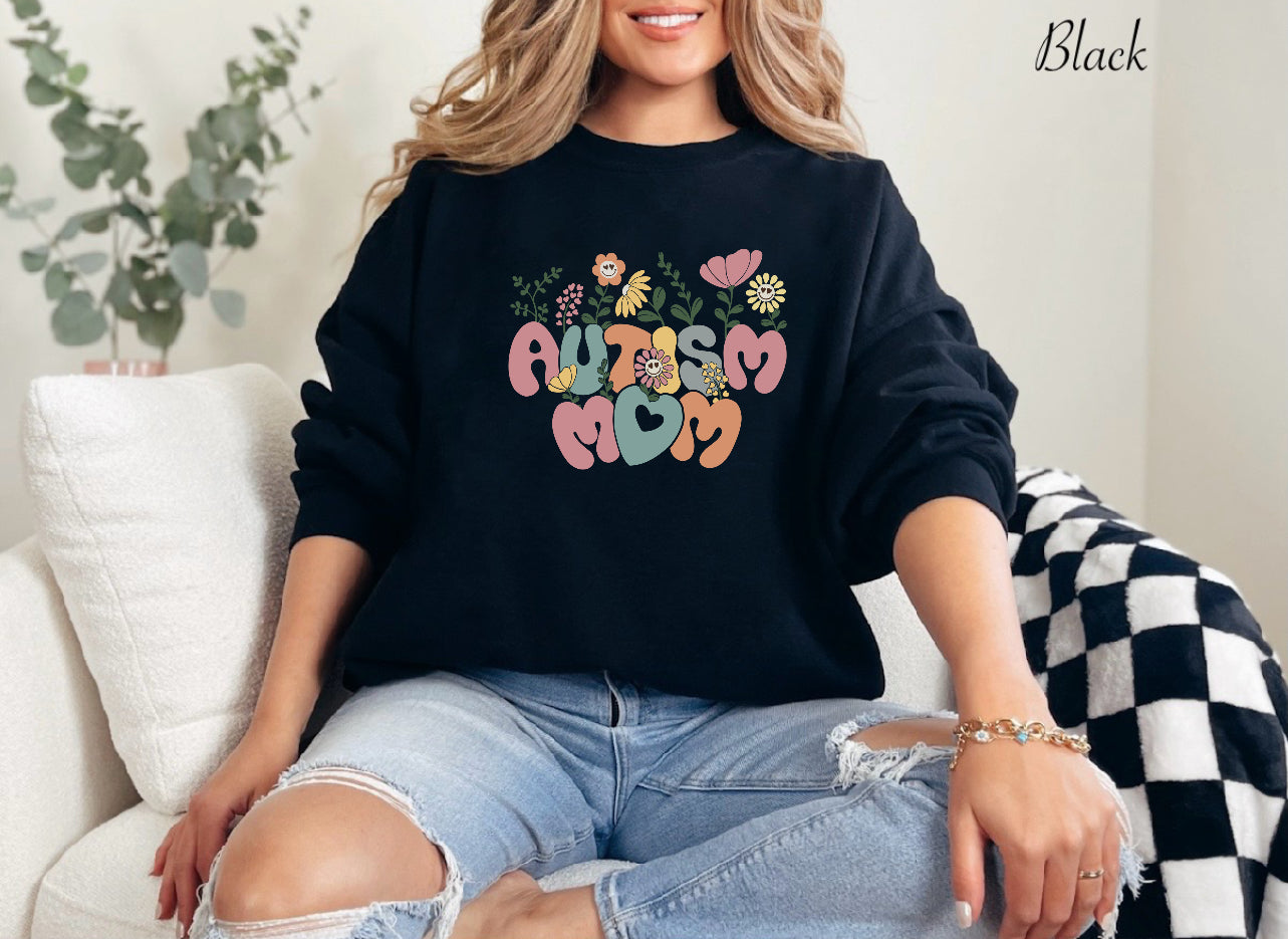 Autism Mom Floral