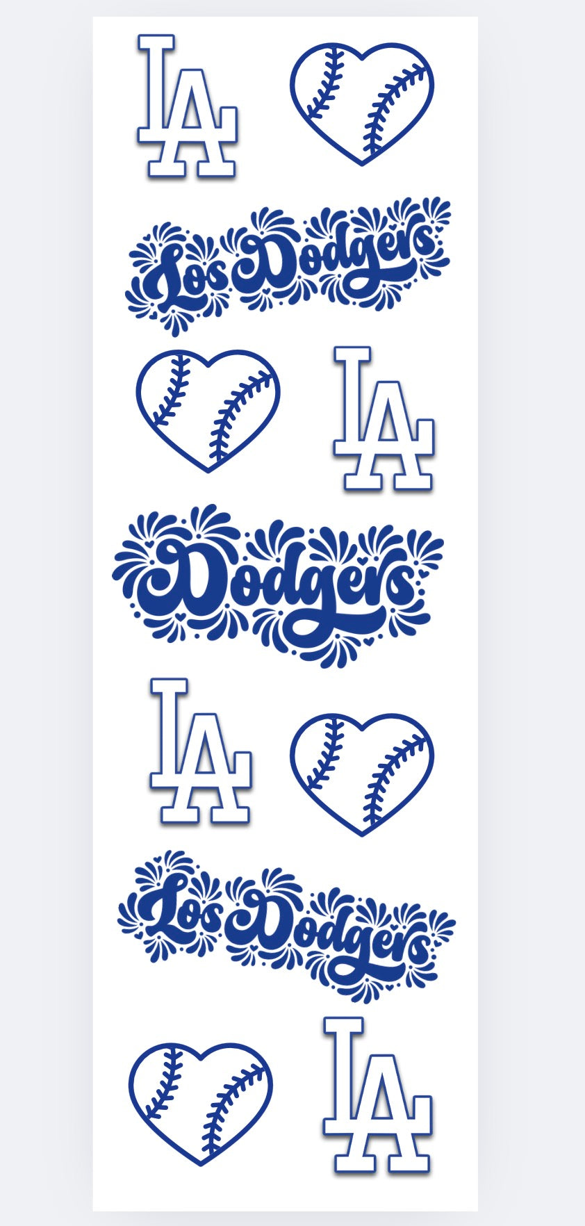 Girly Dodgers blue(resin pen)