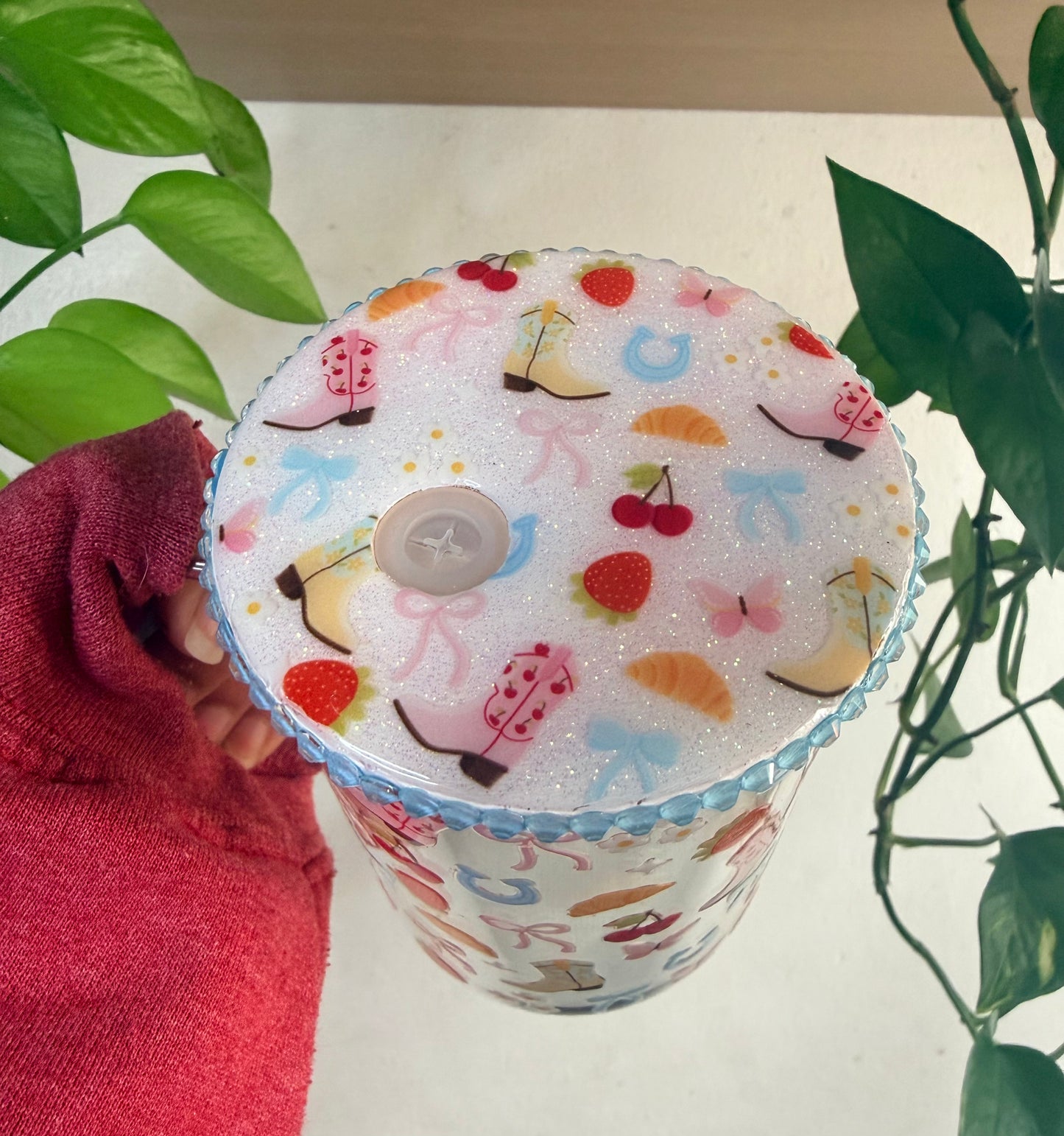 Summer Cowgirl ( glassware)