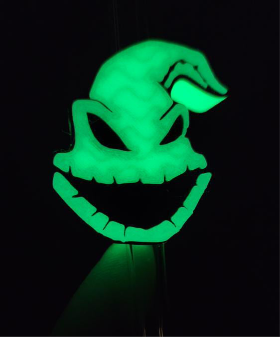 Oogie Straw Topper (glow in the dark)