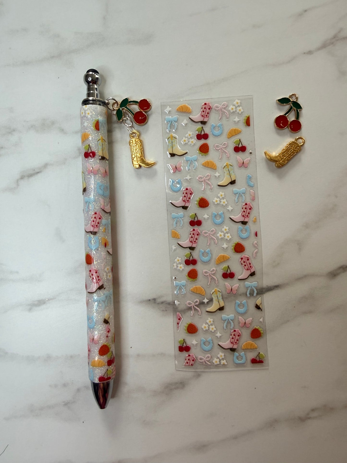 Summer Cowgirl (resin pen)