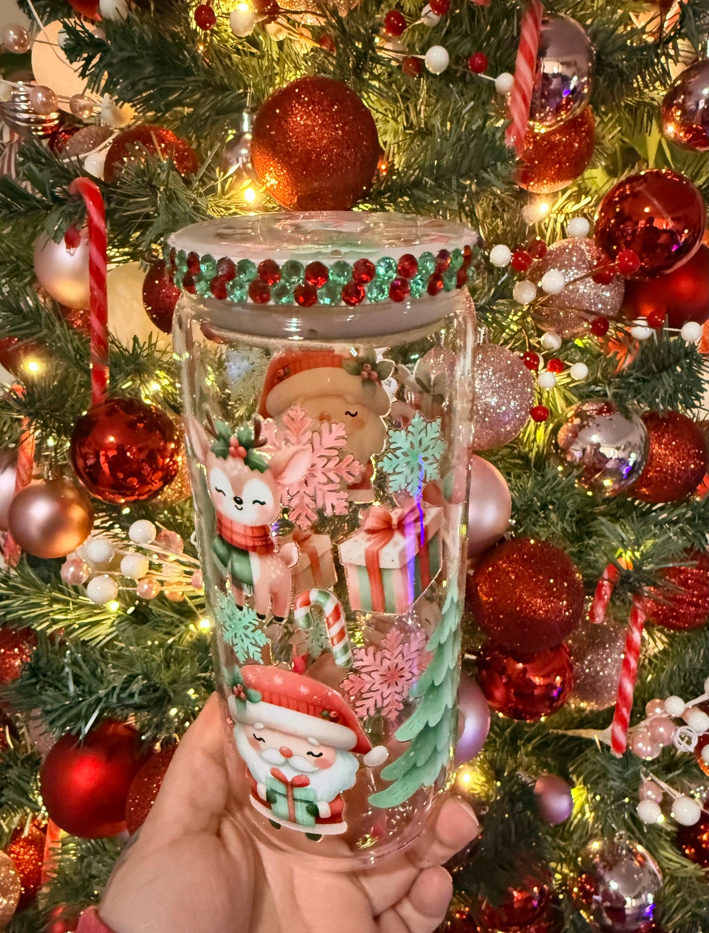 Jolly Christmas ( glassware)