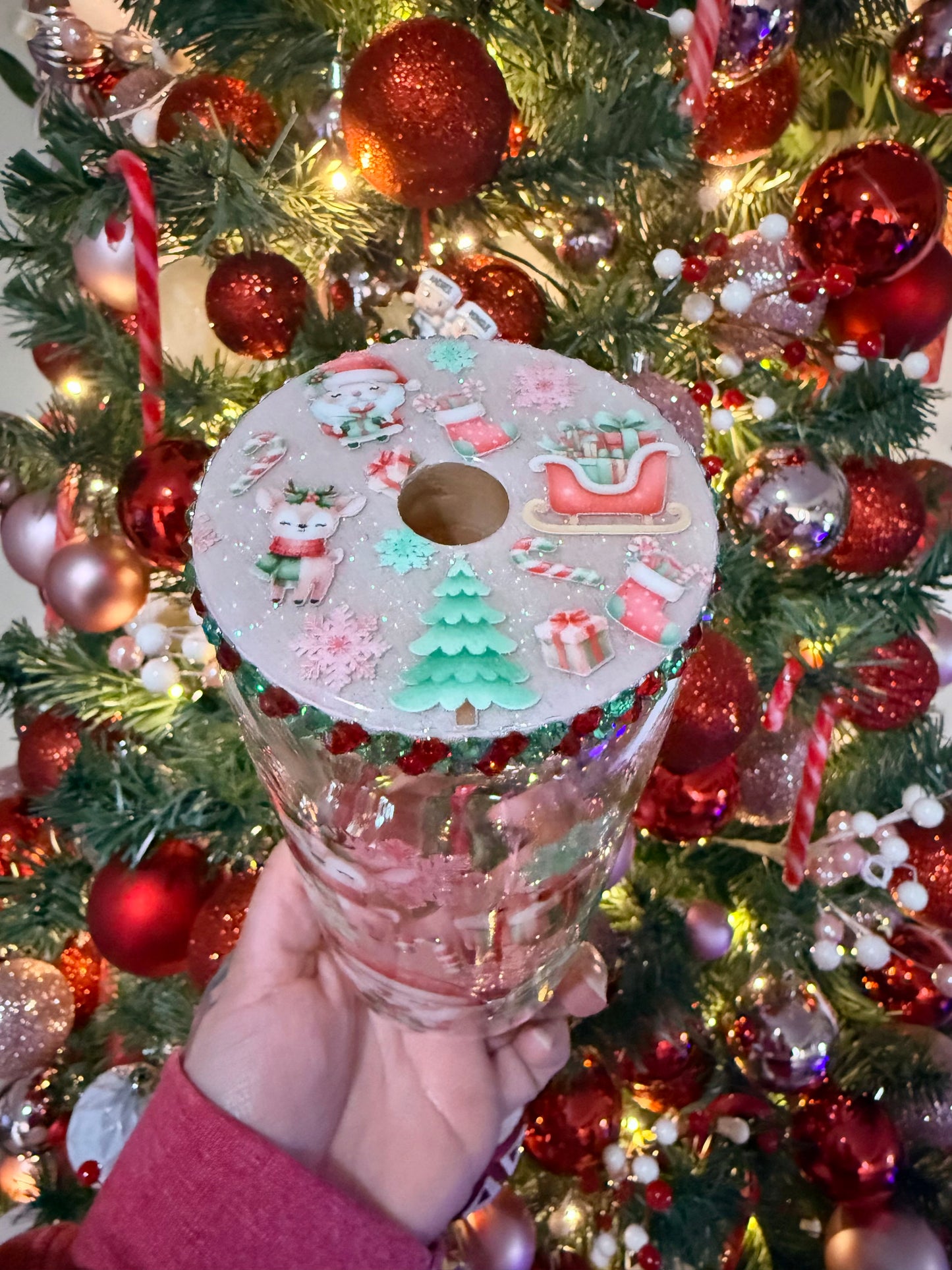 Jolly Christmas ( glassware)