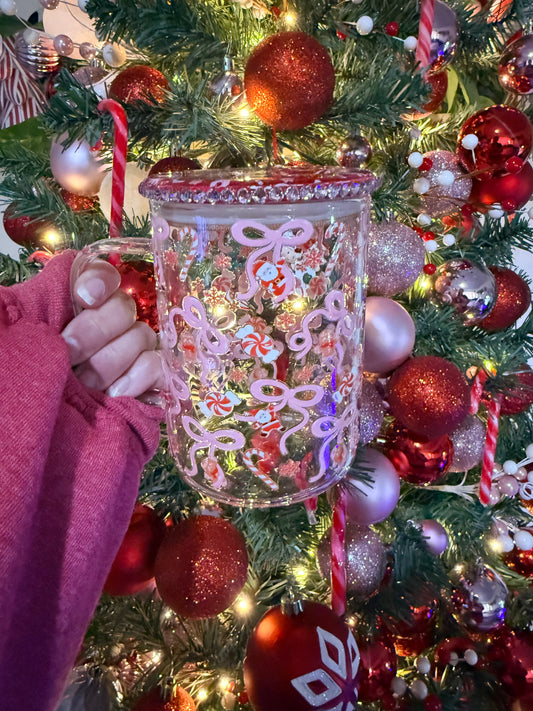 Candy Cane Cutie ( glassware)