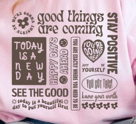 You’re gunna be alright (front & back )