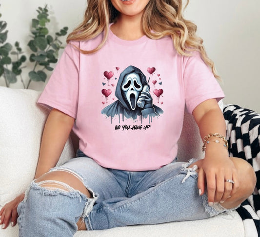 No you hang up (tee)