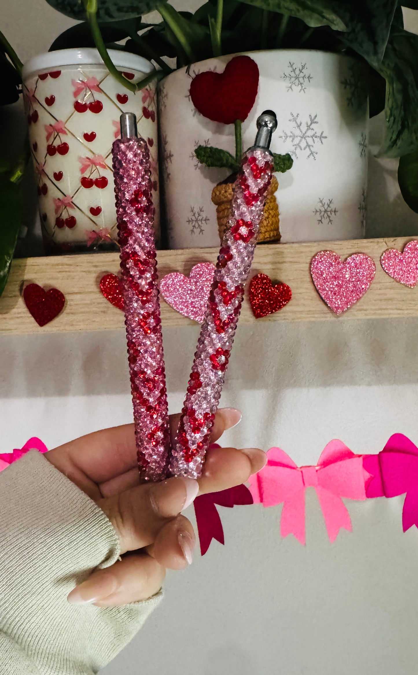 Hearts with Flowers