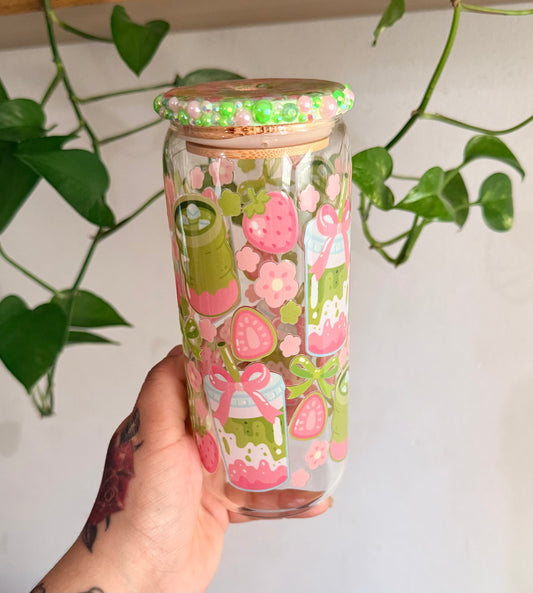 Strawberry Matcha ( drinkware)