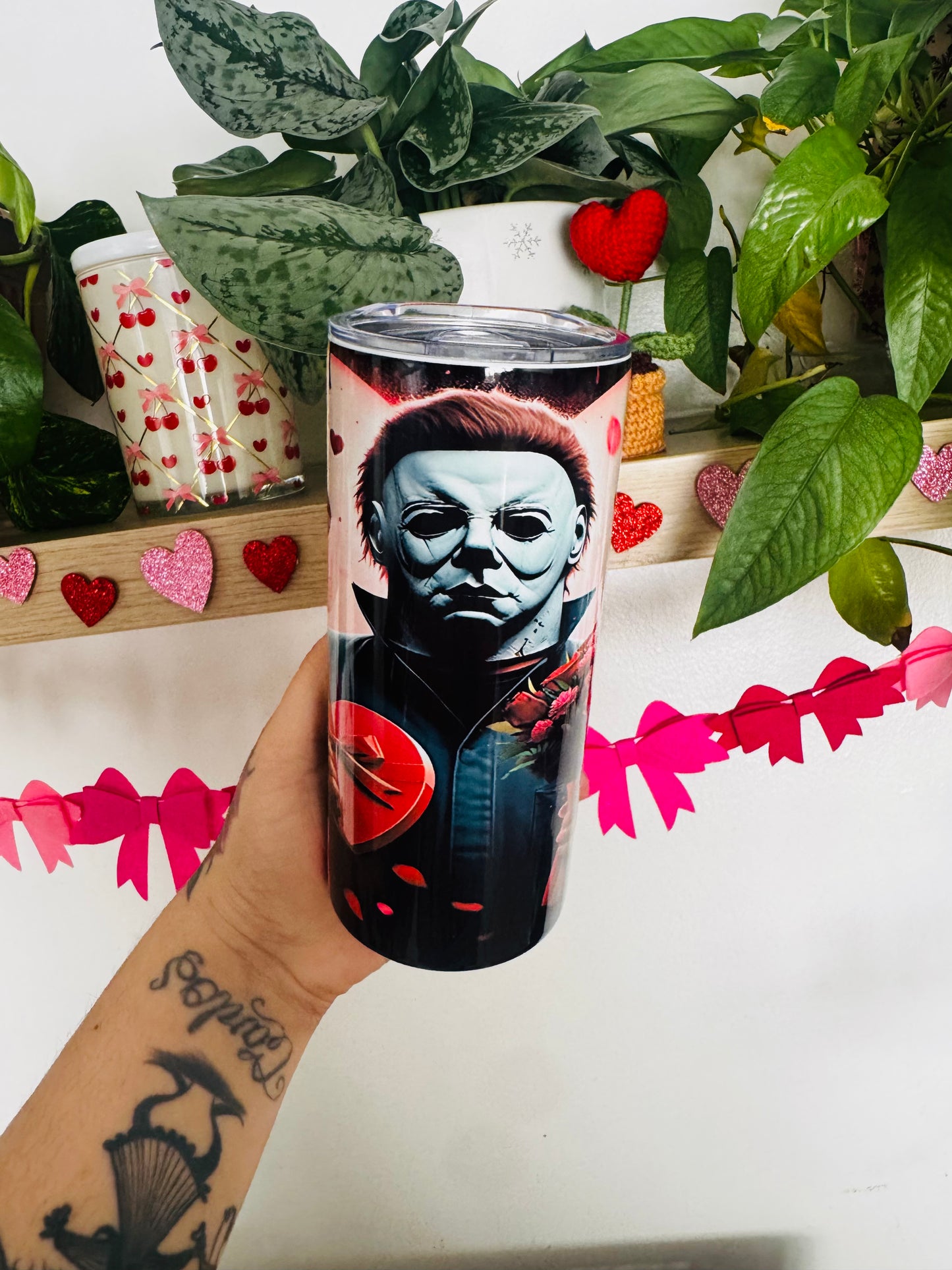 Michael Myers Valentine Tumbler