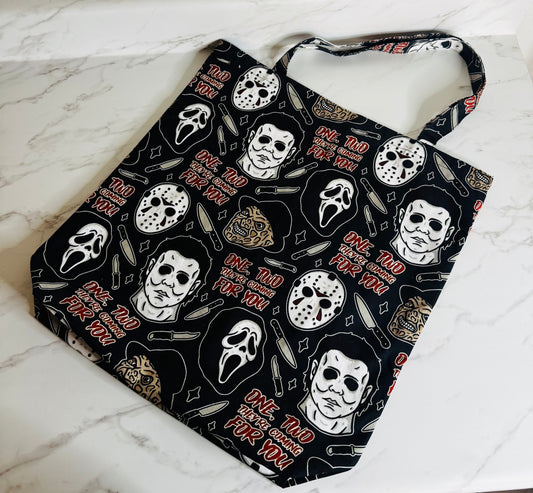 Slashers tote bag