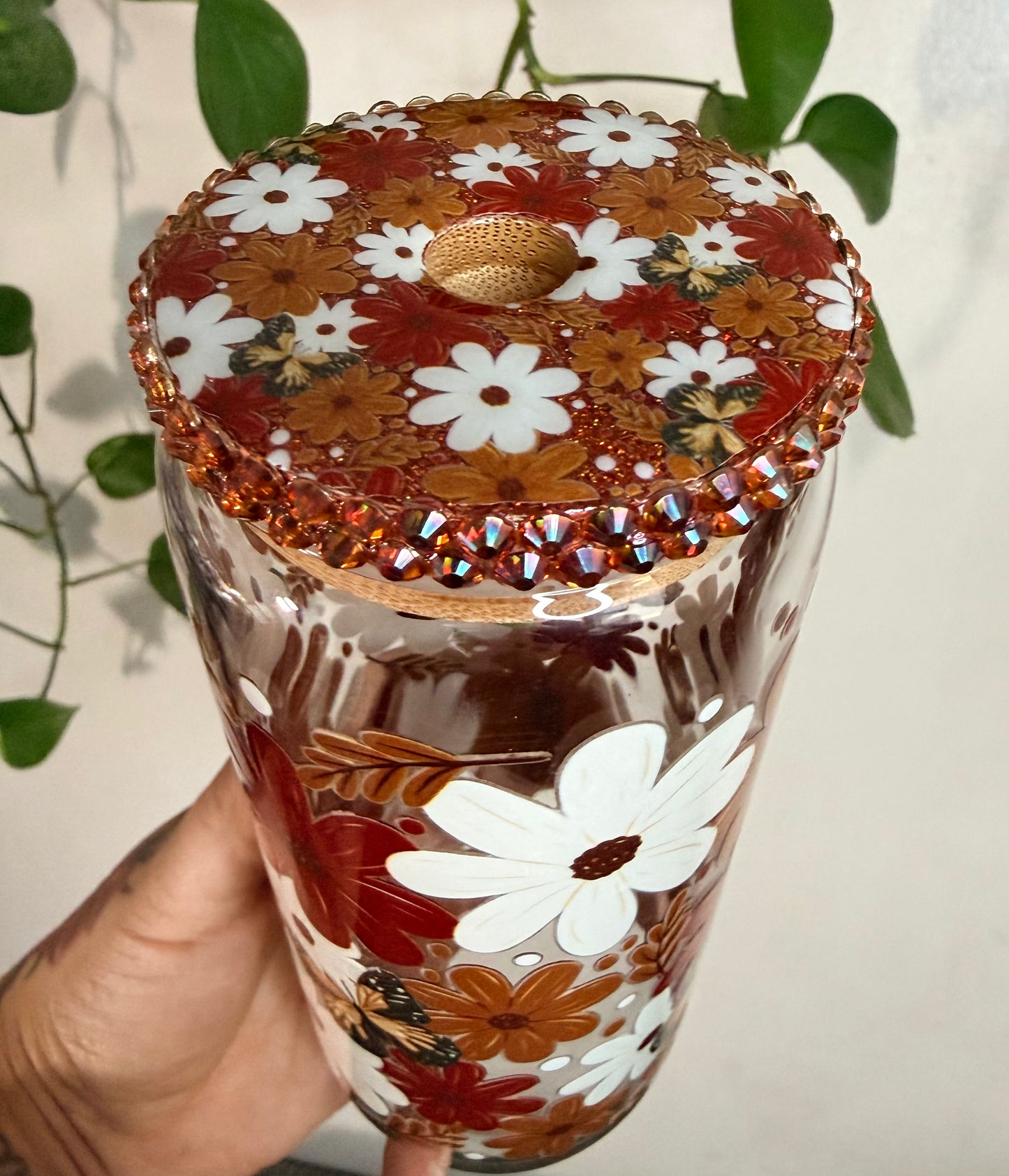 Fall Florals ( glassware)