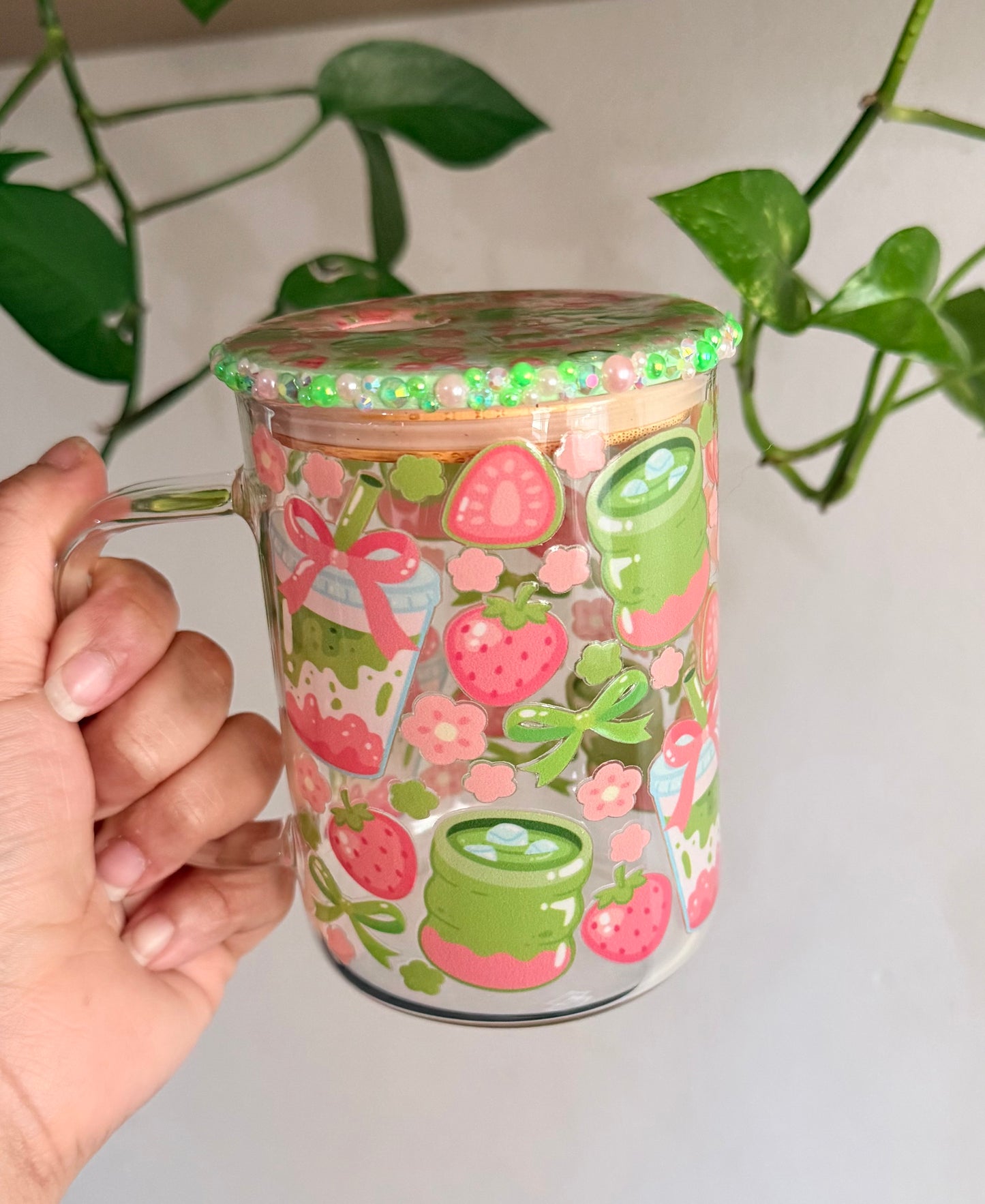 Strawberry Matcha ( drinkware)