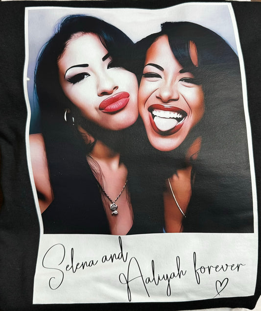 Selena and Aaliyah Forever T Shirt