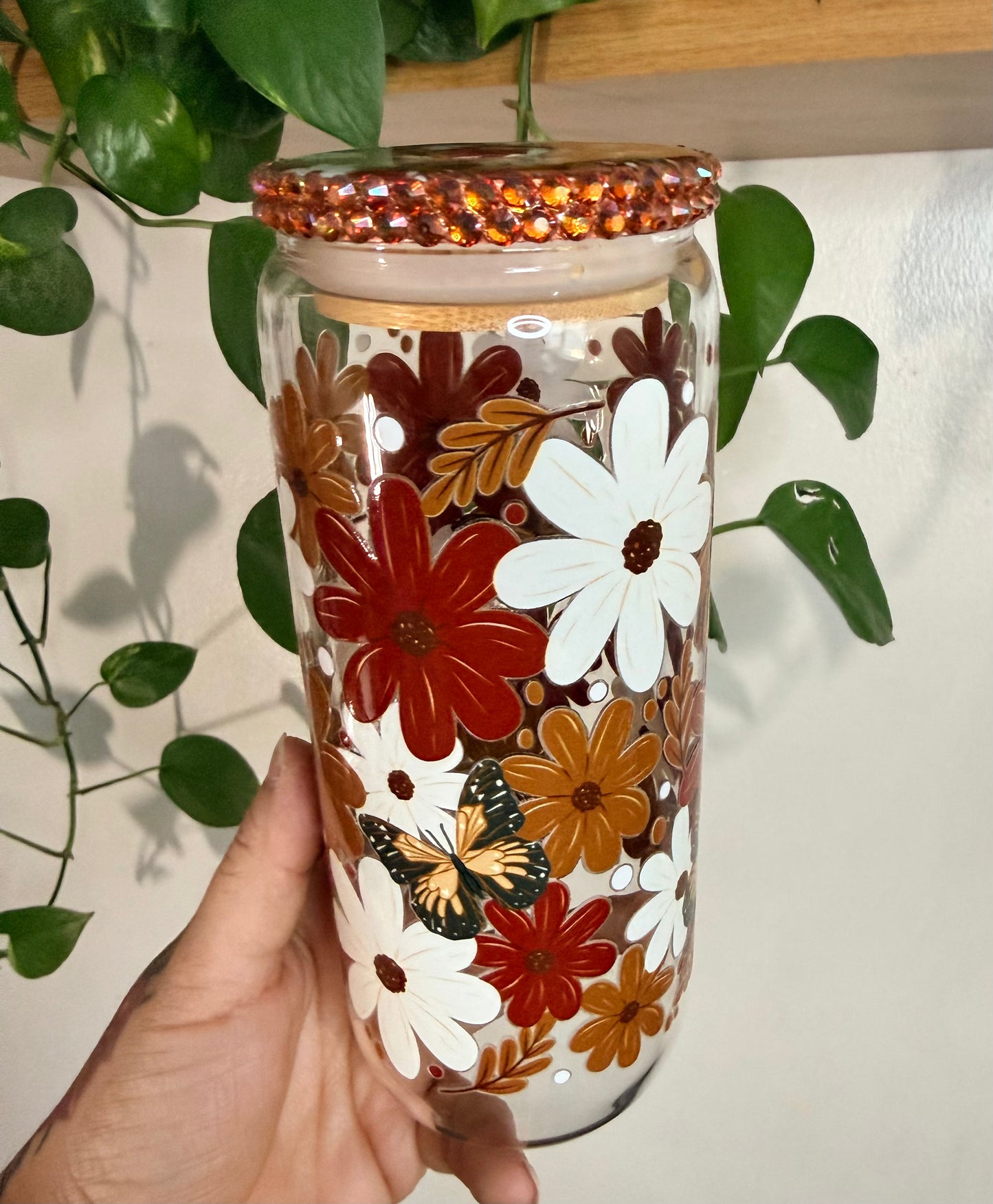 Fall Florals ( glassware)