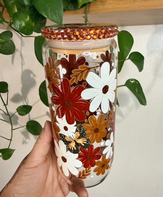 Fall Florals ( glassware)