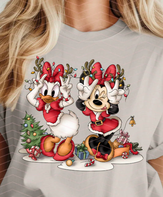 Minnie and Daisy Christmas