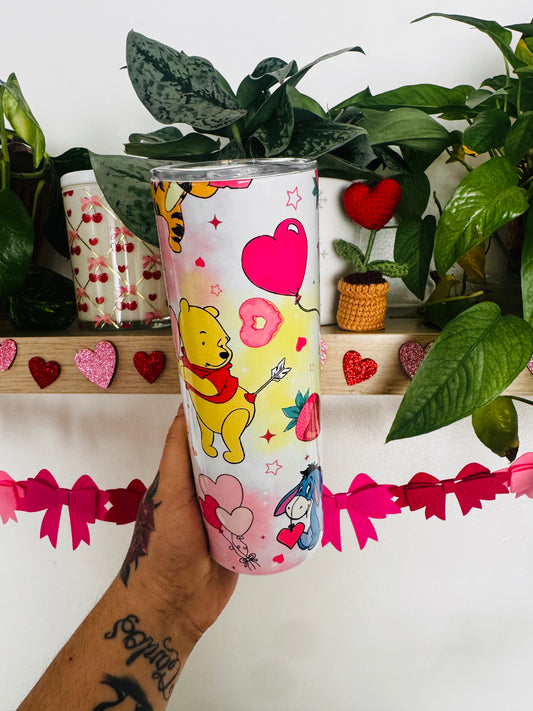 Pooh valentines Tumblers