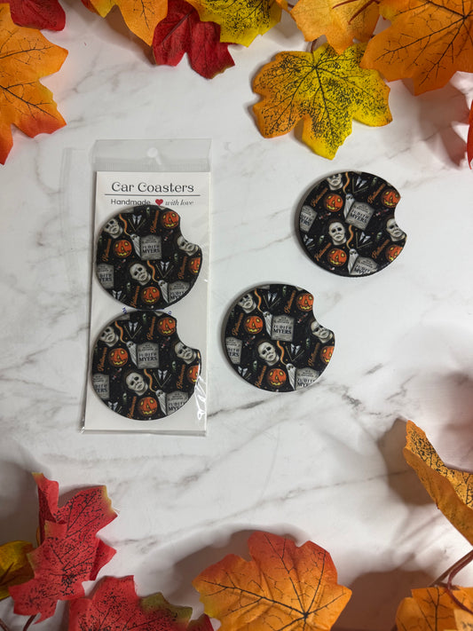 Halloween ( car coaster set)