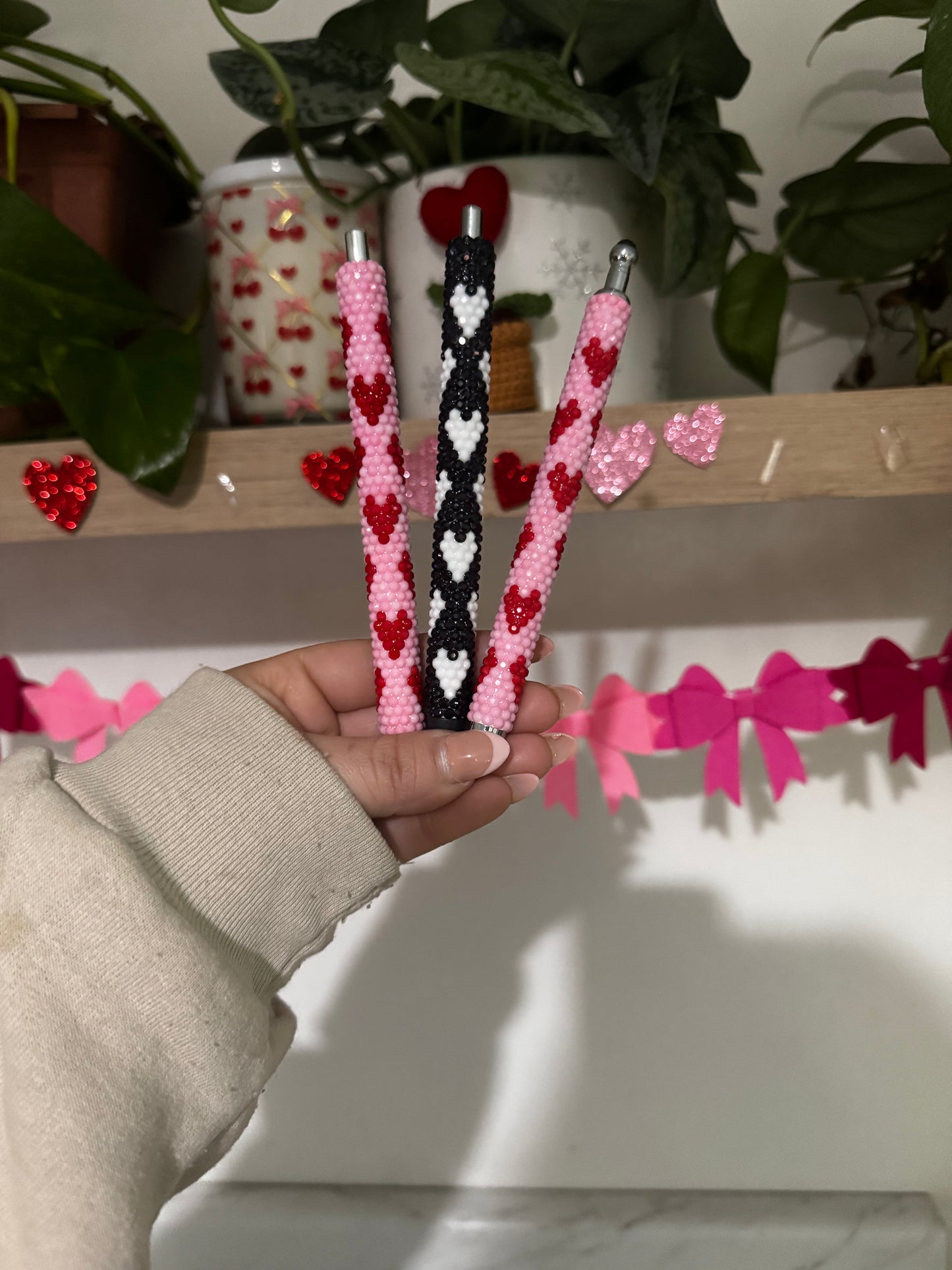 Heart bling pen