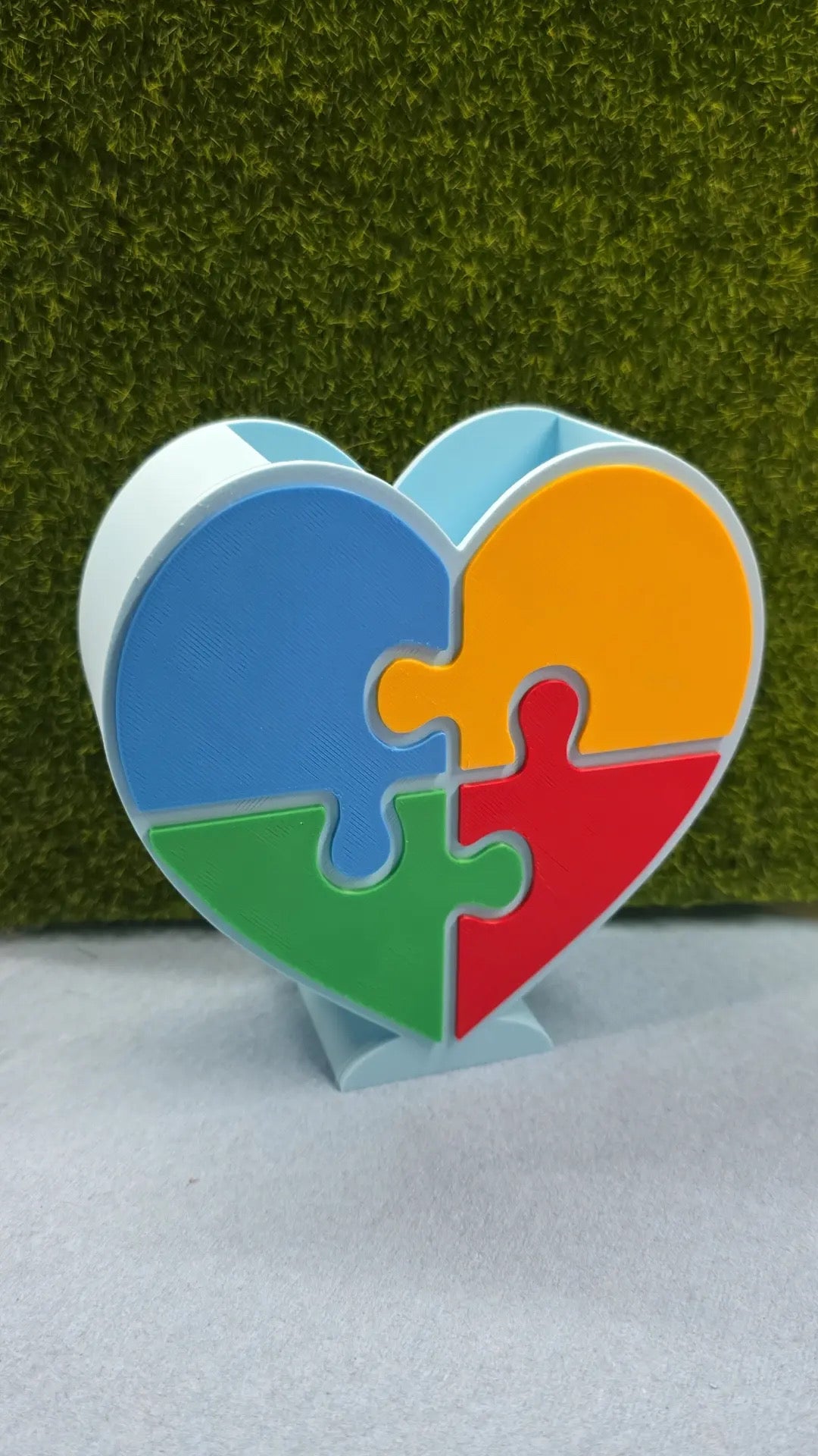 Autism Heart (pen holder)